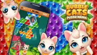 Bubble Cats Shooter POP : Puzzle Mania Screen Shot 1