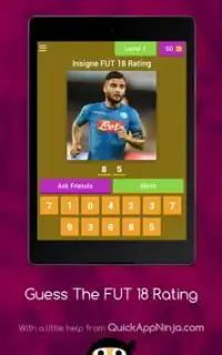 Guess The FUT 18 Player Rating | FIFA 18 Quiz Game Screen Shot 6