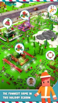 Pasar Natal - Game Manajer Tycoon Idle Screen Shot 2