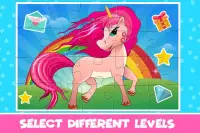 Unicorn Puzzle for Kids and Toddlers Screen Shot 1