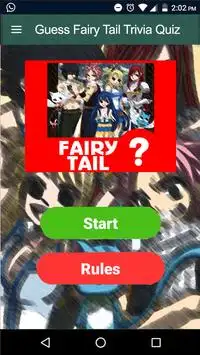 Guess Fairy Tail Trivia Quiz Screen Shot 0