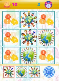Jeu de Sudoku Pays pour Enfants Screen Shot 10
