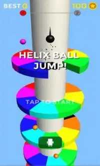 تبديل اللون دوامة Helix Ball Jump لعبة جديدة مجانا Screen Shot 0