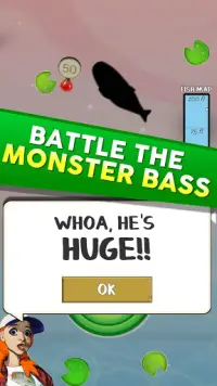 Poppin Bass Fishing: Clash & Catch Big Bass - Free Screen Shot 2