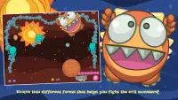 Monster Orbit Loves Cookies: Space Ping Pong Game Screen Shot 3