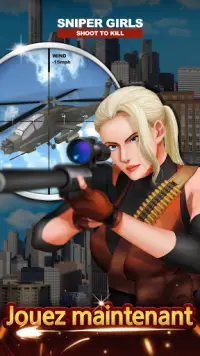 Sniper Girls - 3D Gun Shooting FPS Game Screen Shot 1