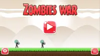 Zombies guerra Screen Shot 0