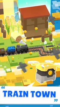 Train Town - 3D Build of Craft World Screen Shot 1