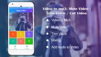 Video to Mp3 : Mute Trim Mix Screen Shot 0