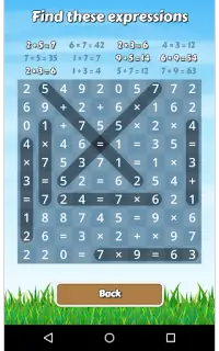 Math Search Puzzle Screen Shot 1