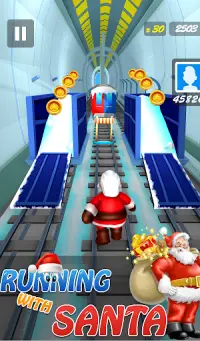 Subway Santa Surf Runner: Santa Run Game Adventure Screen Shot 7