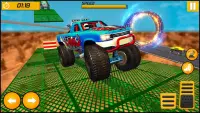 gry monster truck: wyścigi na wysokościach Screen Shot 4