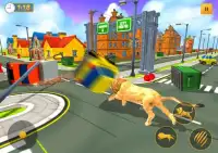 Wild Lion City Rampage: Animal Attack Games Screen Shot 3