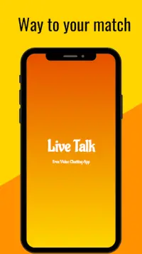 Live Talk - Random Video Chat with Strangers Screen Shot 1