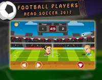 Cầu thủ bóng đá bóng đá 2017 Screen Shot 4