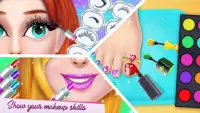 Fashion Model Makeup Salon : Girls Makeover Game Screen Shot 2