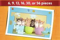 Cats Jigsaw Puzzle Game Kids Screen Shot 2