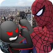 Spider vs Stickman Survival Battle