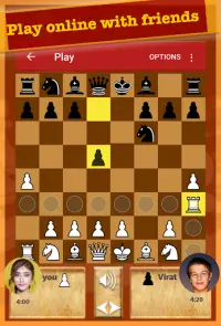 Chess New Game Screen Shot 1