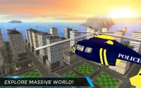City Police Helicopter Games: missões de resgate Screen Shot 11