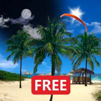 Orilla del mar Palmas Live Wallpaper FREE