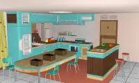 3D Побег игры головоломка Кухня Screen Shot 0