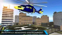 リアルシティ警察ヘリコプターゲーム：レスキューミッション Screen Shot 4