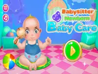 Babysitter Newborn Baby Care - Babysitting Game Screen Shot 0