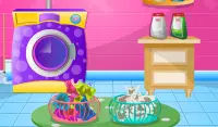 Laundry clothes girls games Screen Shot 5