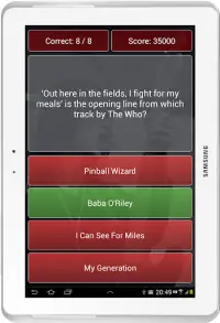 Classic Rock Quiz (Free) Screen Shot 10