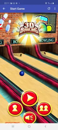 3D Bowling-Free Online Game Screen Shot 0