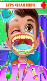 Médico de dentista infantil - de crianças clínica Screen Shot 12