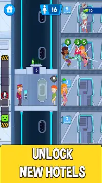 Hotel Elevator: Aufzug Spiele Screen Shot 4