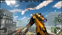 penembakan sniper kota: game menembak gratis Screen Shot 1