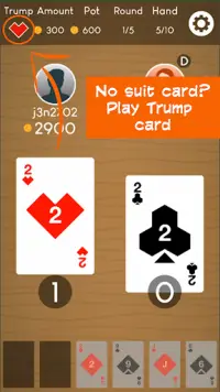 BAM! A free trick-taking card game for players Screen Shot 2