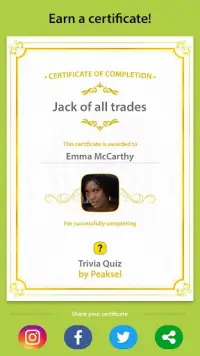 General Knowledge Quiz: Trivia Screen Shot 4