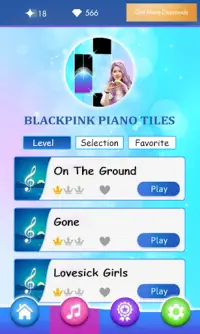 On The Ground - BLACKPINK Piano Tiles Screen Shot 0