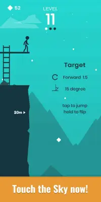 Stickman Cliff Flip Diving Screen Shot 3