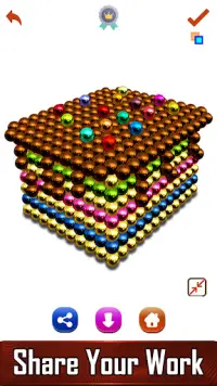 Magnetic Balls 3D - Paint by Number, Magnet World Screen Shot 6