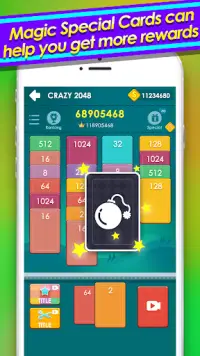2048 Cards - Merge Solitaire Screen Shot 2