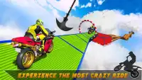 Heavy Bike Impossible Sky Track Stunts Screen Shot 5