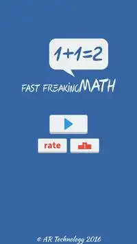 Fast Freaking Maths Screen Shot 0