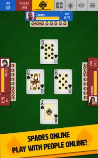 Spades Online: Classic Cards Screen Shot 12