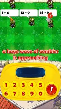 Matemáticas vs Zombies Screen Shot 7