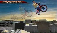 Cycliste sur le toit Stunt Man Screen Shot 8