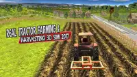Real Farming & Harvesting New Tractor 3D Sim 2017 Screen Shot 0