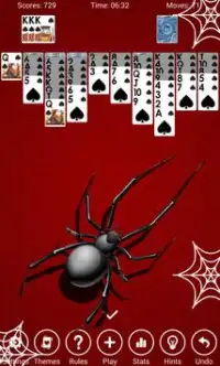 Spider Solitaire Card Screen Shot 1