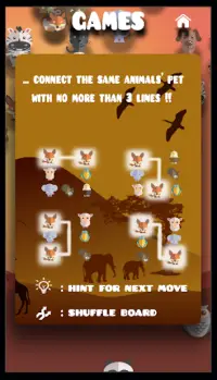Animal connect game: PetsNet. Pet puzzle game free Screen Shot 8