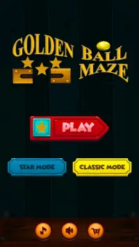 Golden Ball Maze: puzzle labirinto Screen Shot 0