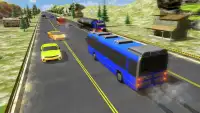 Racing In Bus: Real Highway Traffic Screen Shot 0